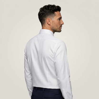 Chemise infroissable Elston - Vue portée lifestyle voyage
