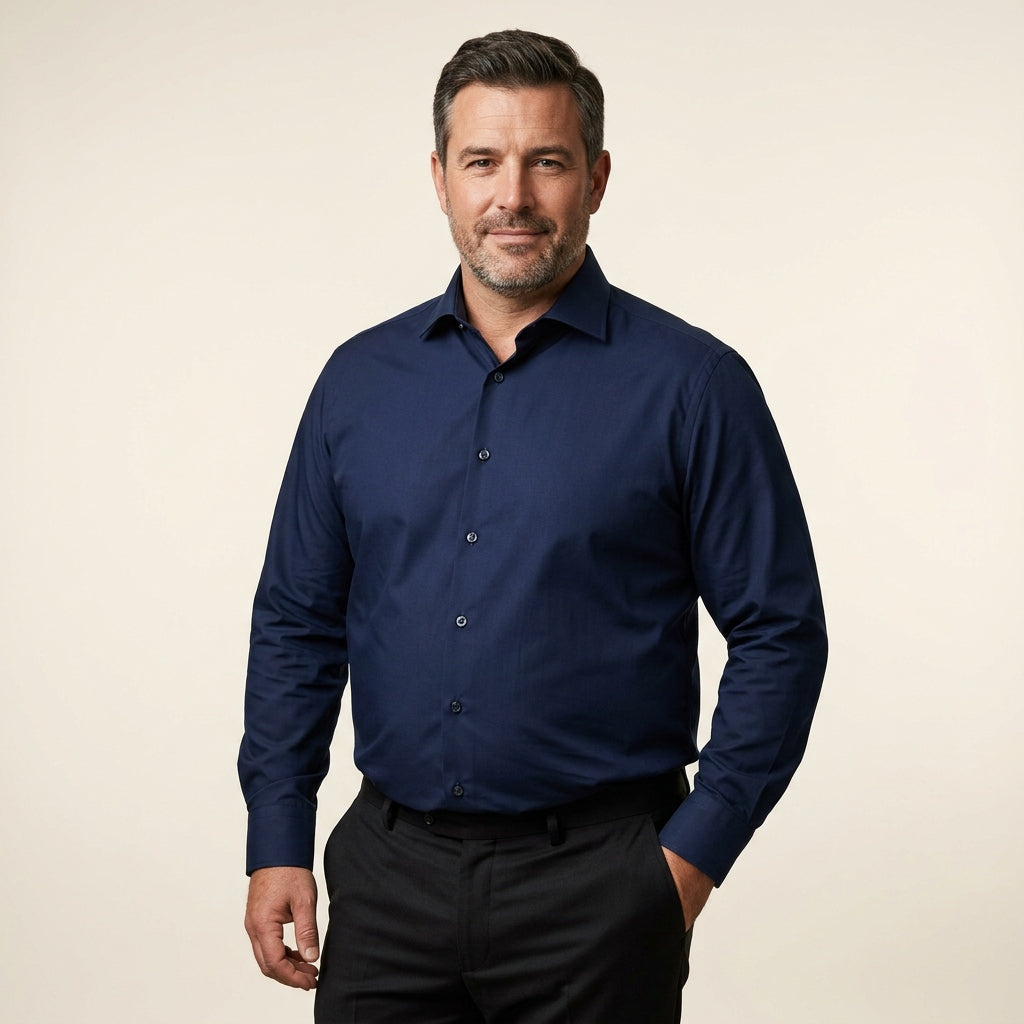Chemise infroissable Elston - Vue pliée infroissable