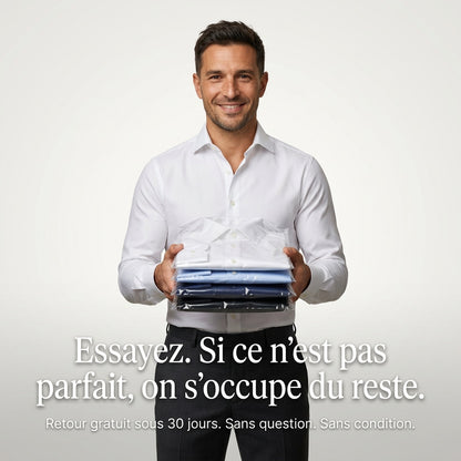 Chemise infroissable Elston - Vue portée de dos