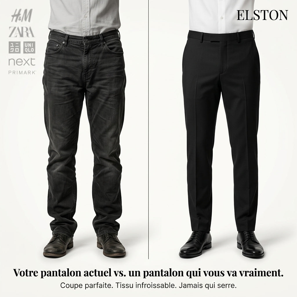 Pantalon extensible Elston - Vue de profil