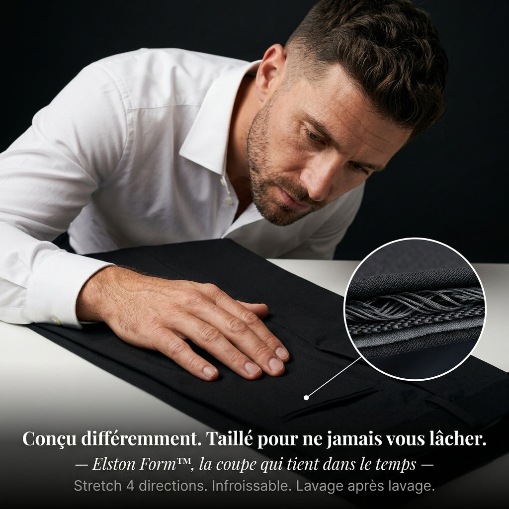 Pantalon extensible Elston - Détail tissu ElstonForm stretch