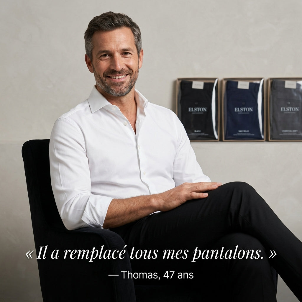 Pantalon extensible Elston - Détail ceinture