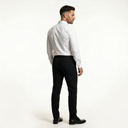 Pantalon extensible Elston - Coloris Gris vue de dos